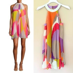 Trina Turk Dress Size 4 Analiah Postiano Swing Dress Y2K Bright Summer Brazilian